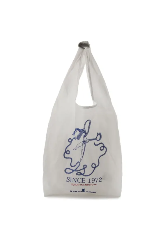 NYLON EMBROIDERY RIPSTOP SCISSORS BAG sold by Yohji Yamamoto