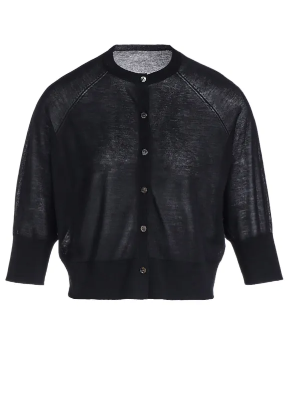 SEER KNIT CARDIGAN sold by Yohji Yamamoto