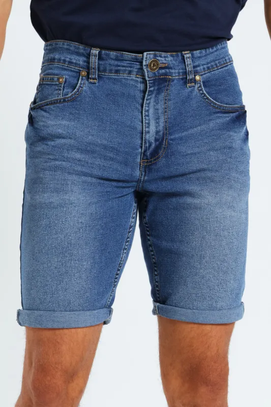 Mid Wash Bermuda Short - Denim sold by Edgars 