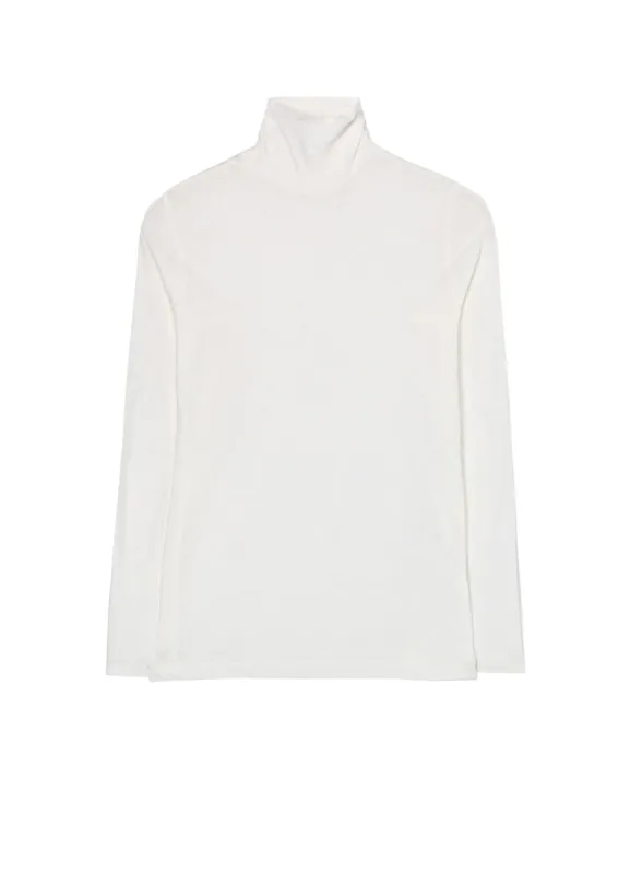 80/-HIGH GAUGE SINGLE JERSEY TURTLE NECK LONG SLV PO sold by Yohji Yamamoto