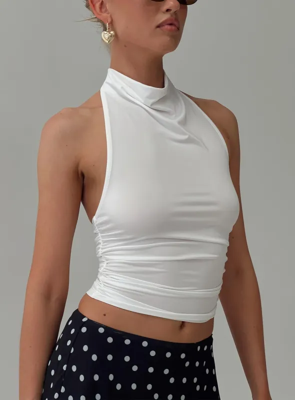 Giggle Top White sold by Princess Polly