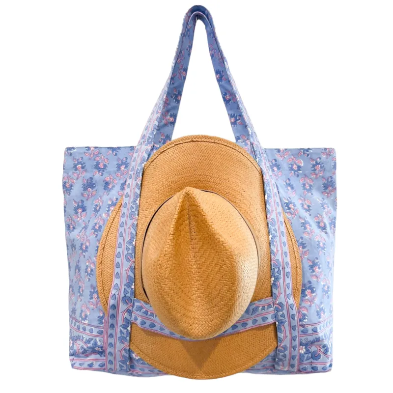 Large Beach Bag With Hat Holder sold by Alicia Bell
