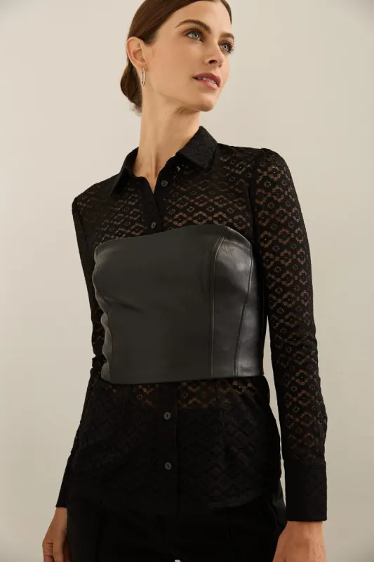 Vegan Leather Bustier sold by Tristan Style