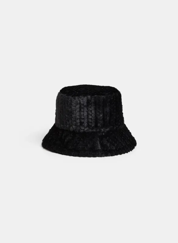 Faux-Fur Bucket Hat sold by Laura
