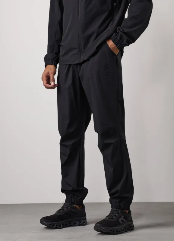 Gym King Aventus Woven Tracksuit Bottom - Black sold by The Gym King