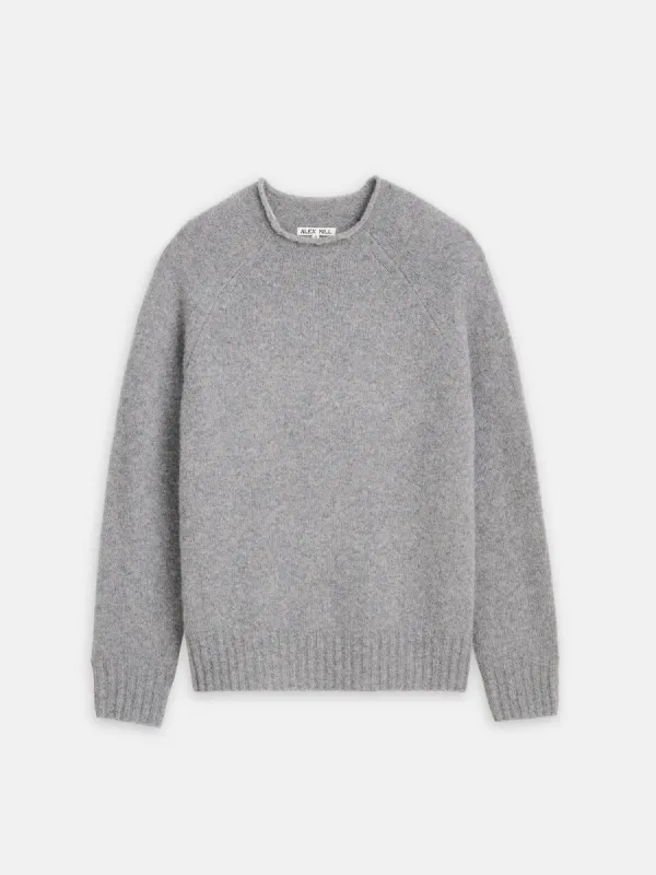 Alex Rollneck Sweater in Alpaca sold by Alex Mill