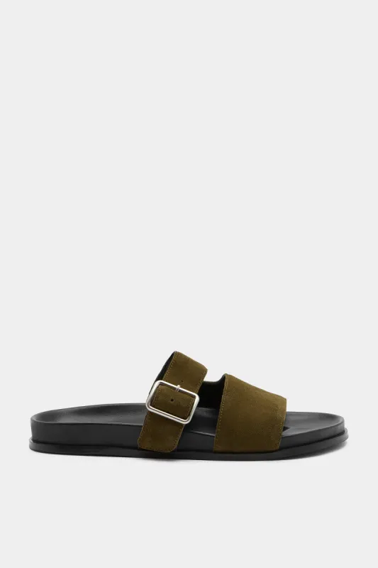 Kyah Suede Slide sold by Assembly Label