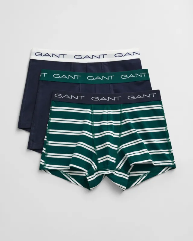 GANT PAISLEY TRUNK 3-Pack Mens Deep Forest sold by Shuperb