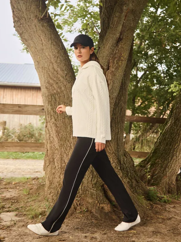 Contrast Piping Pants sold by Suzy Shier