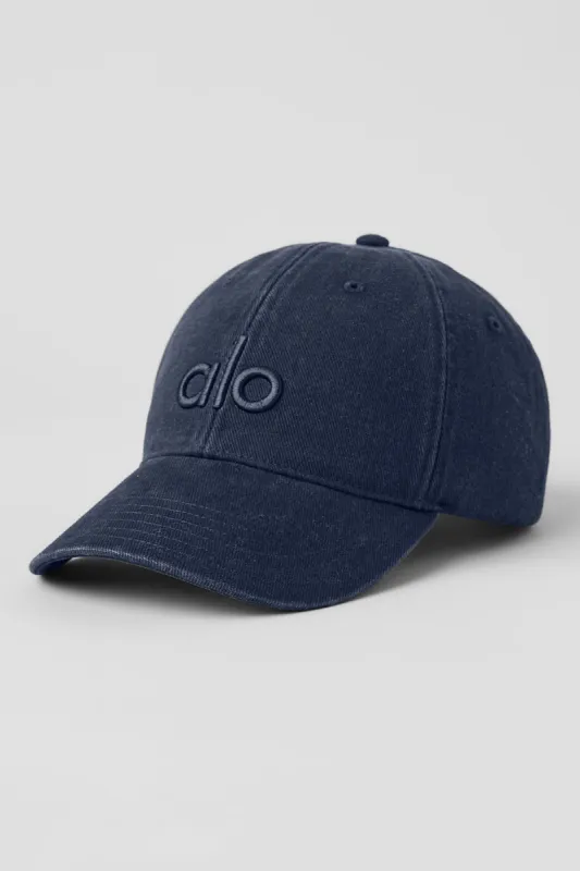 Washed Off-Duty Cap - Vintage Navy sold by Alo Yoga