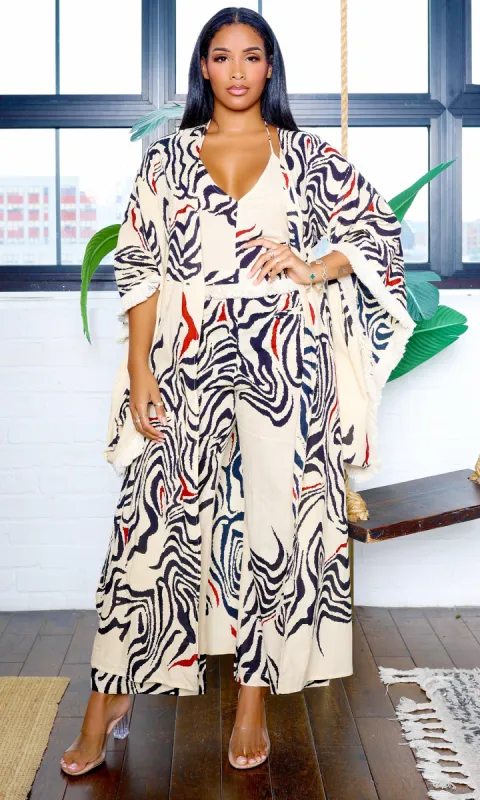 Velato Viola Kimono sold by Cutely Covered