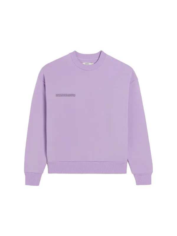 Mens 365 Heavyweight Sweatshirt—orchid purple sold by Pangaia