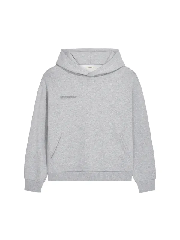 Mens DNA Hoodie—grey marl sold by Pangaia