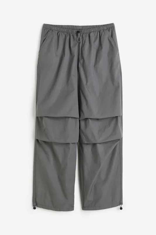 H & M - Parachute trousers - Grey sold by H&M