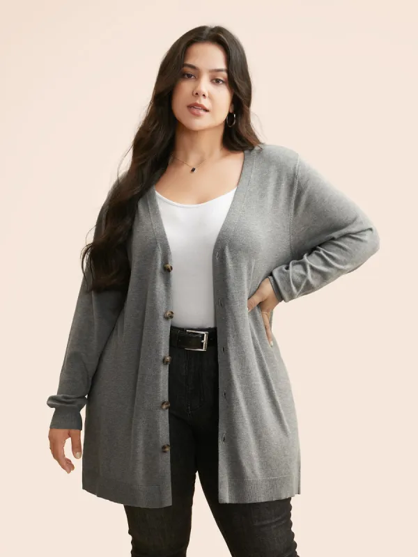Supersoft Essentials Plain Kimono Collar Cardigan sold by Bloomchic