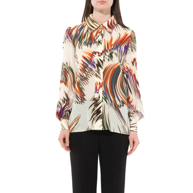 Long Sleeve Shirt in Ecru sold by MARAIS