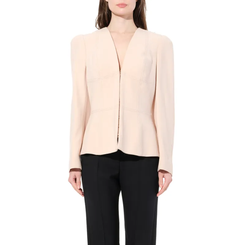Wool Jacket in Cream sold by MARAIS