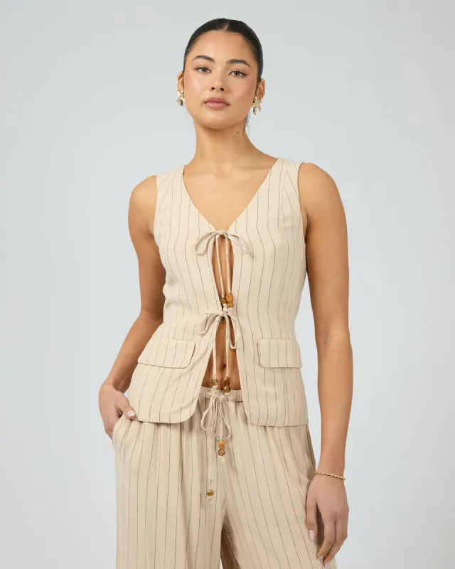 Isla Vest Natural sold by edge clothing