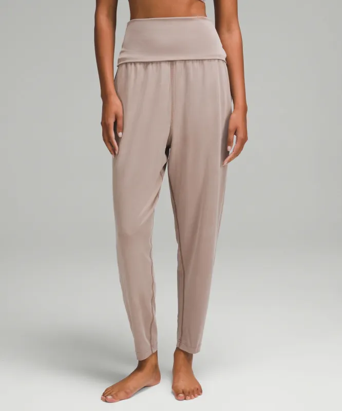 Cupro Foldover Relaxed Yoga Pant sold by Lululemon