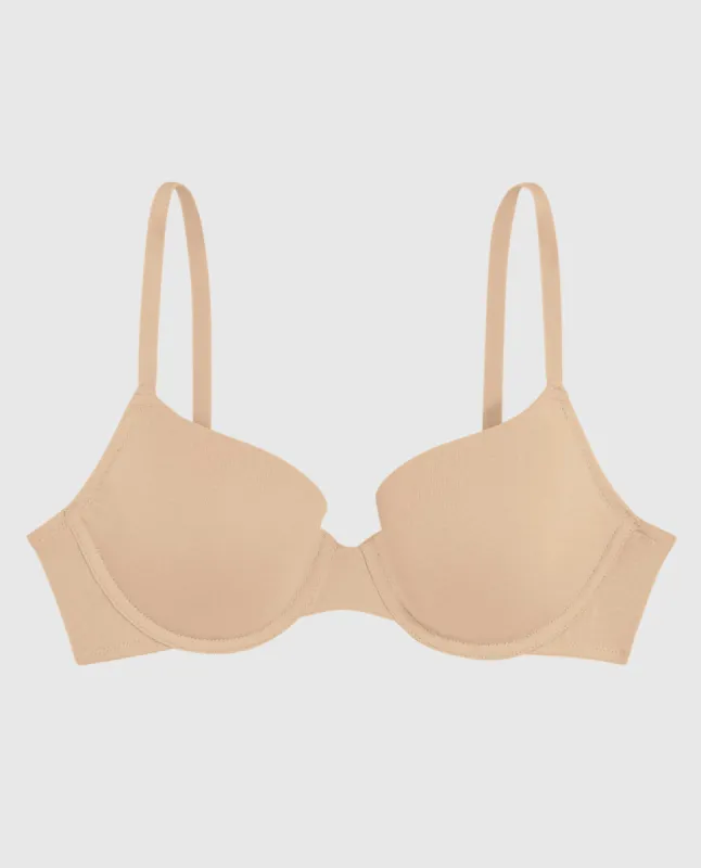 Smooth Cotton Lightly Lined Demi Bra sold by La SENZA