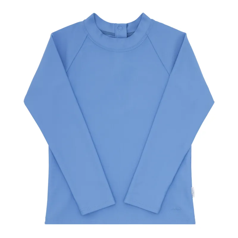 unisex lagoon blue long sleeve rashguard sold by minnow