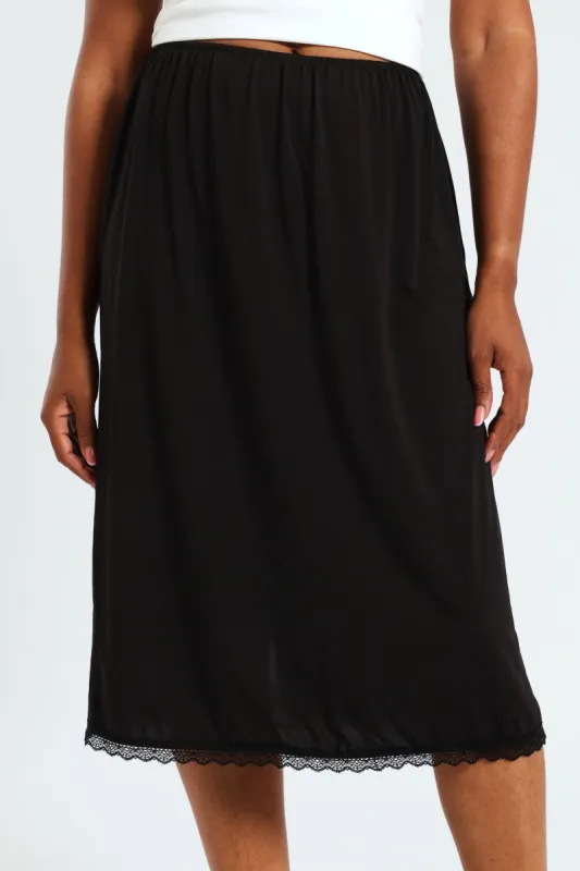 74cm Slip - Black sold by Edgars