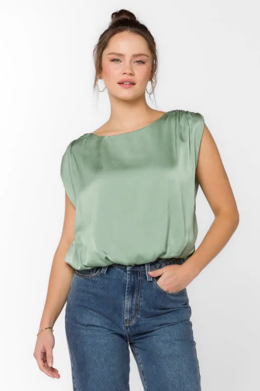 Apollo Tea Leaf Blouse sold by Velvet Heart