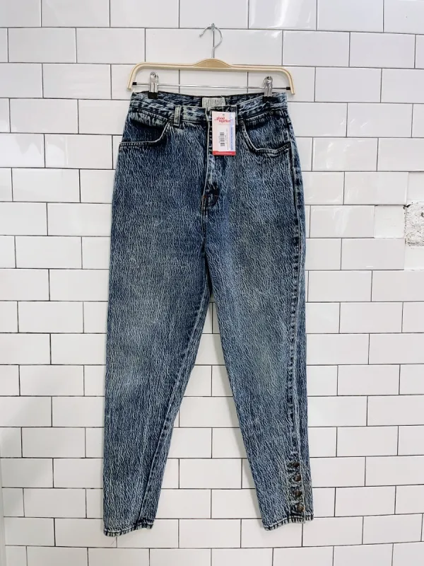 vintage stefano high rise acid wash jeans sold by Good Market Thrift Store