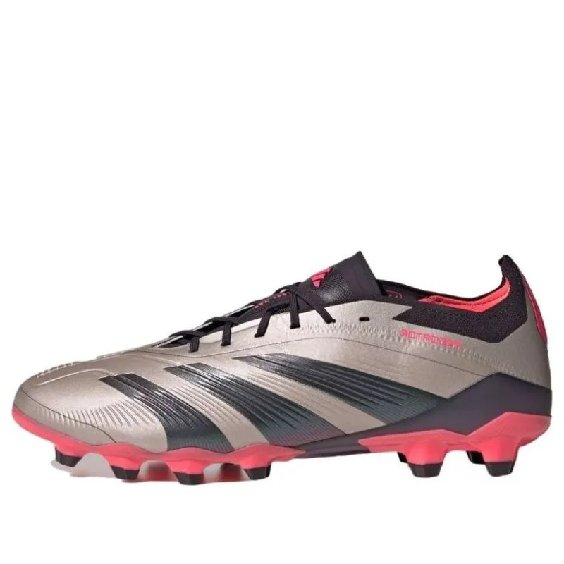 adidas Predator Elite Low HG AG 'Platina Metallic Aurora Black Turbo' IH5922 sold by KicksCrew