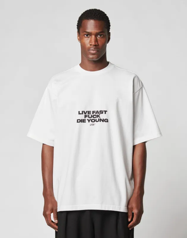 Fuck Die Young Tee sold by Live Fast Die Young