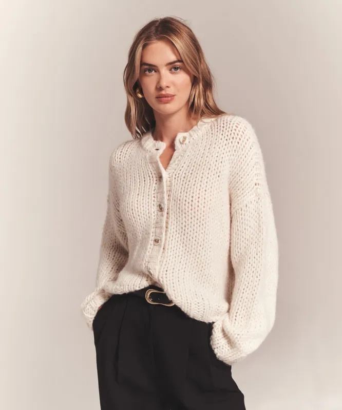 Lofty Alpaca Cardigan sold by Naadam