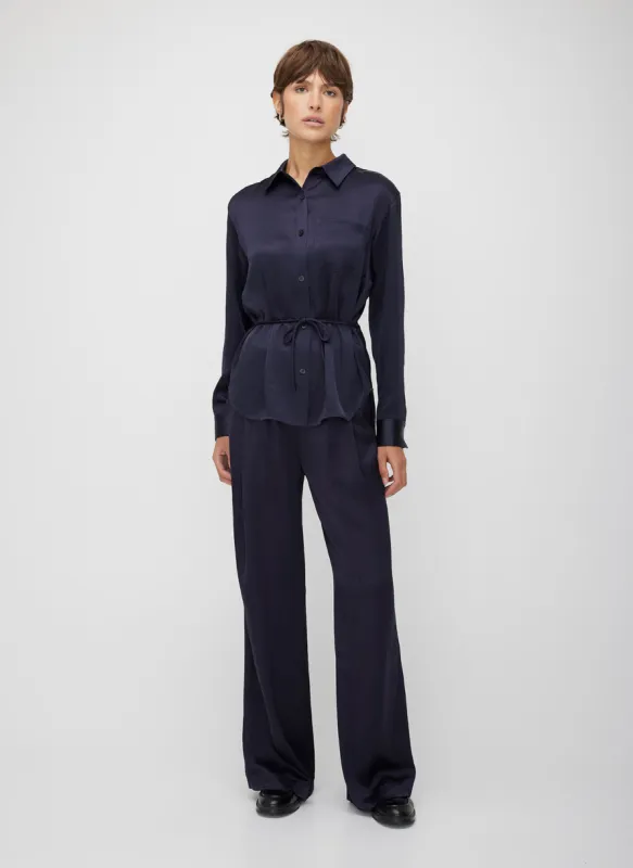 Ecosatin High Rise Trousers sold by Kit and Ace