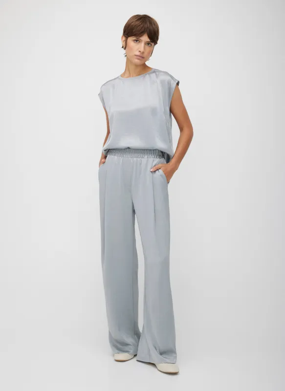 Ecosatin High Rise Trousers sold by Kit and Ace