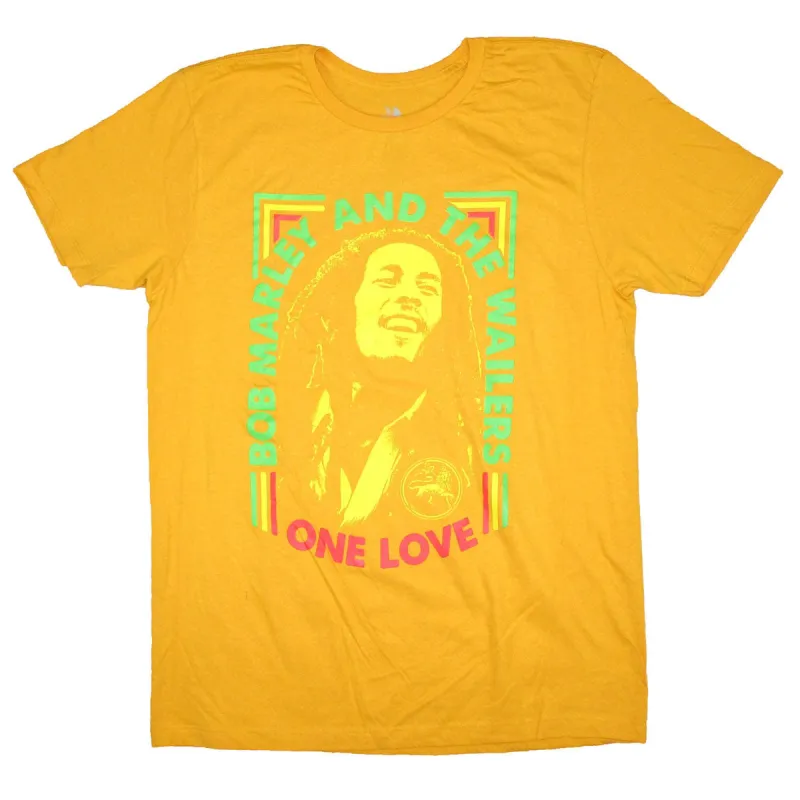 Yellow Face on Gold Tee T-shirt sold by Rockabilia