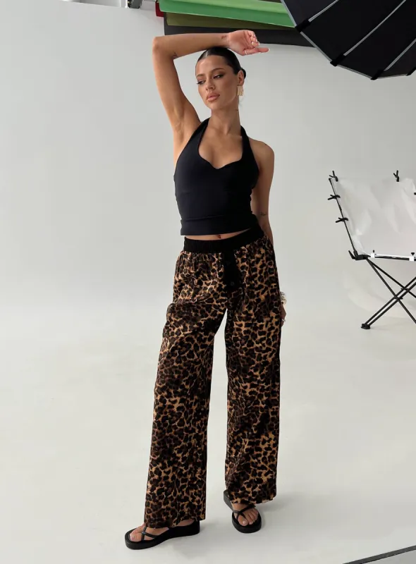 Zephura Boxer Pant Leopard sold by Princess Polly