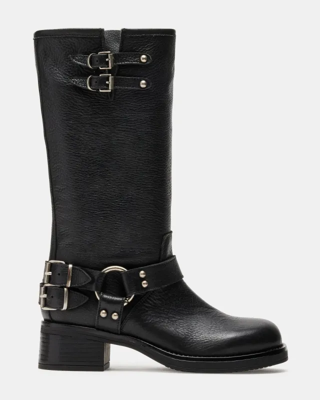 ASTOR BLACK LEATHER - SM REBOOTED sold by Steve Madden