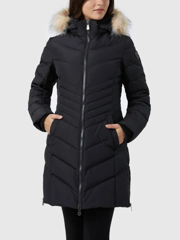 Queens Quilted Puffer w/Faux Fur Hood Trim sold by Pajar