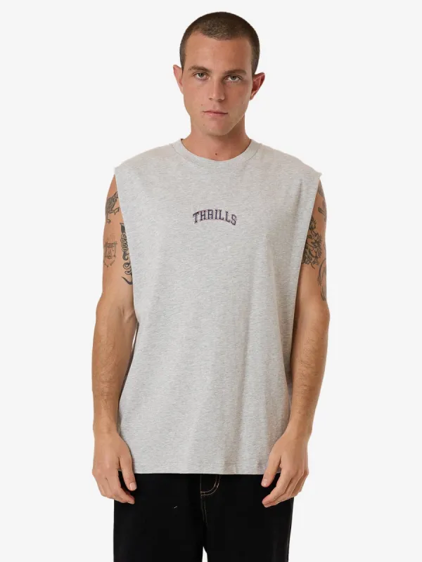 Roosevelt Merch Fit Muscle Tee - Snow Marle sold by Thrills