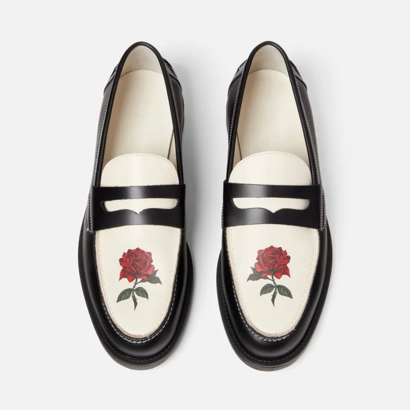 Wilde Red Rose Penny Loafer - Men's sold by Duke + Dexter