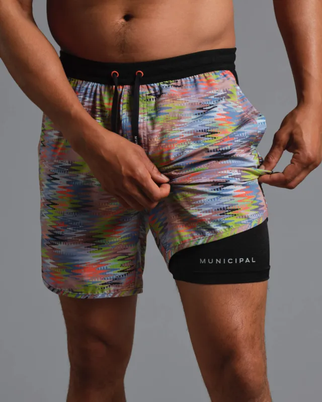 Daybreak Lined Shorts sold by MUNICIPAL