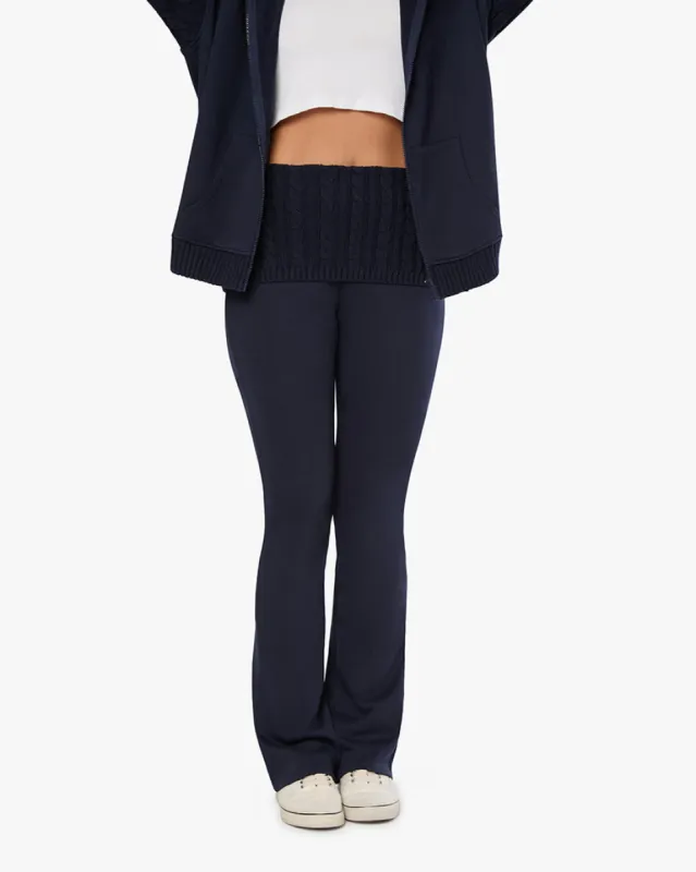 Cable Knit Roll Over Pant sold by WeWoreWhat