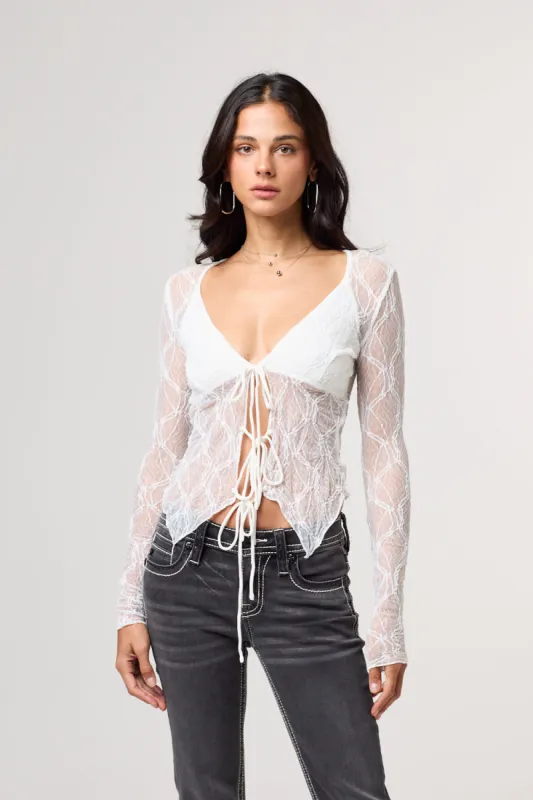 Coco Lace Top sold by Miss Me