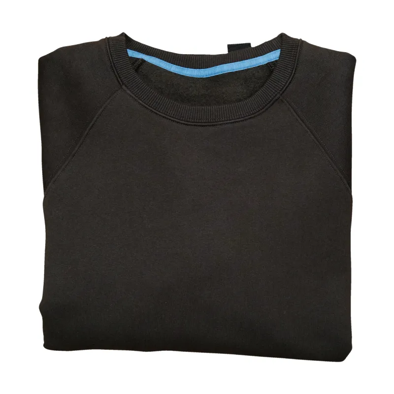 Crewneck Sweatshirt | Black sold by Raleigh Denim Workshop