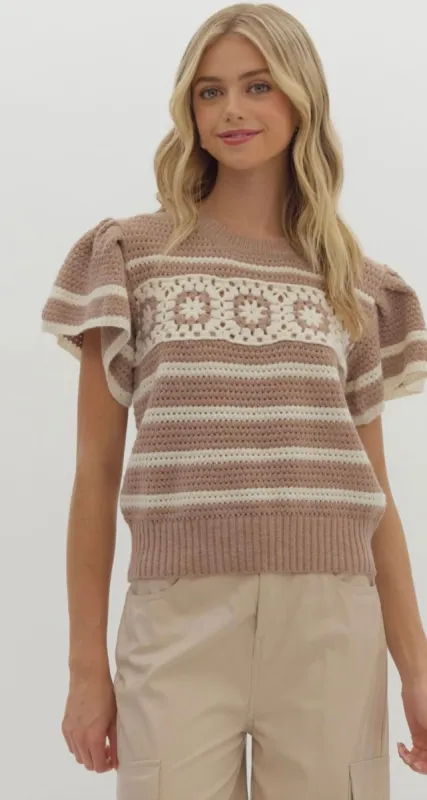 Nancy Sweater sold by Liz and Honey