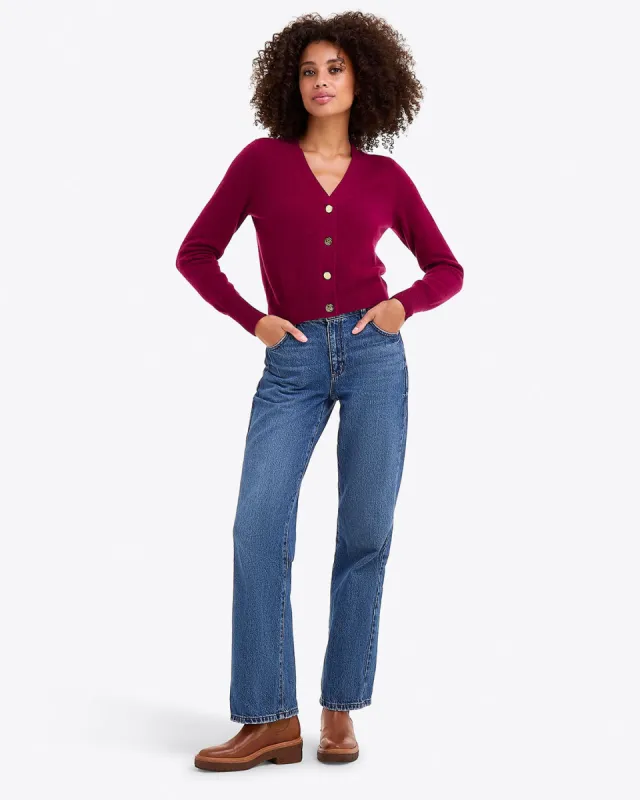 Cashmere V-Neck Cardigan sold by Draper James