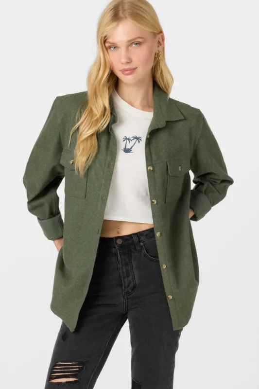 BROOKS FLANNEL OVERSIZED FIT SHIRT sold by O'Neill