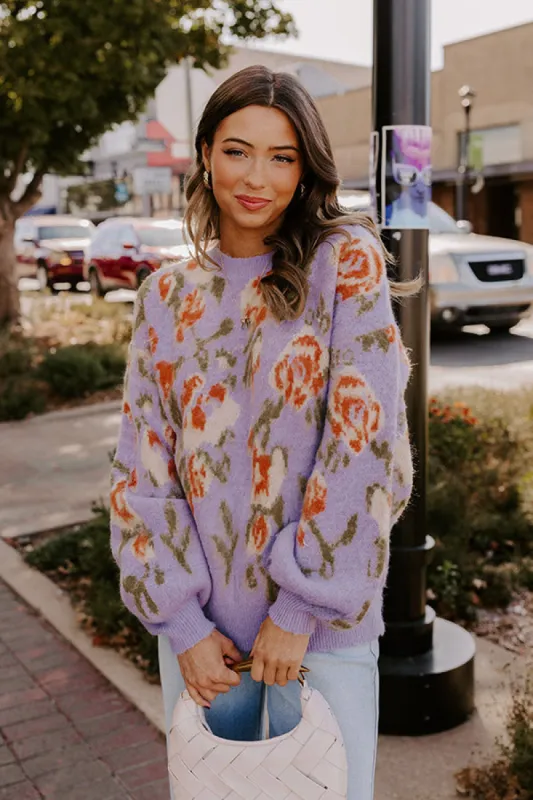Simply Sweet Floral Knit Sweater sold by Impressions
