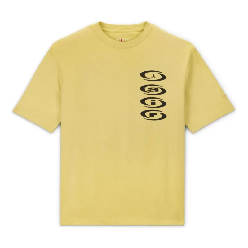 Air Jordan x Travis Scott AIR T-Shirt Asia Sizing 'Celery' DZ5515-308 sold by KicksCrew