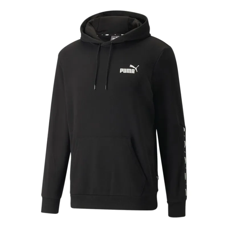 PUMA Essentials+ Tape Hoodie 'Black' 847385-01 sold by KicksCrew