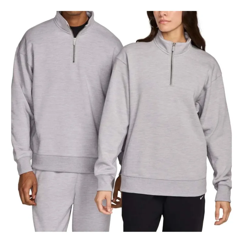 Nike Wool Classics 1/4-Zip Top Asia Sizing 'Grey' FV4892-048 sold by KicksCrew